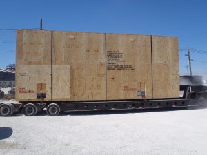 One of 15 Generator Sets in route to destination